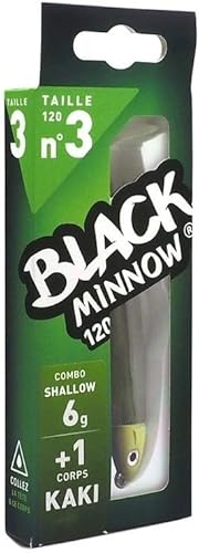 Fiiish Lures – Combo BM120 Vinile Soft Lure Bass Fishing Spinning Bass e altre specie – 1 Testa + 2 corpi + 1 Gancio Nº3 - Ysert