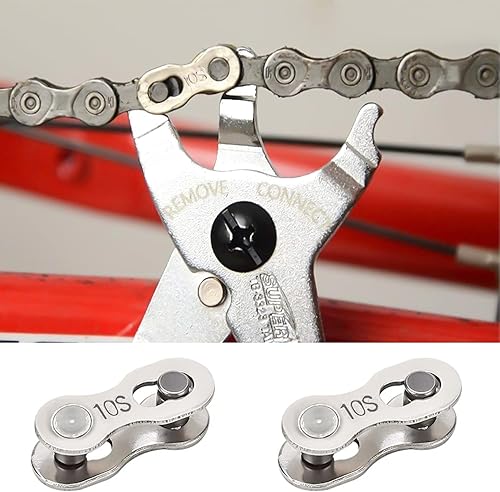 GIAK Bicicletta Catena Collegamento 10 Paia Velocità Catena Della Bicicletta Manca La Bicicletta Collegamento 6-7-8 9 10 11 velocità Catena Bicicletta Connettore a Sgancio Rapido - Ysert