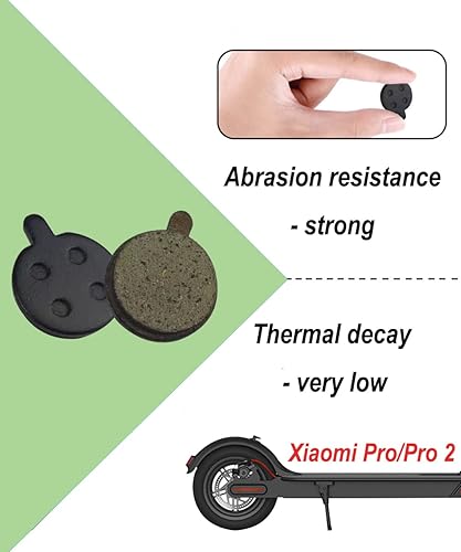 Pastiglie Freno per Xiaomi Scooter x 2 paia - Accessori Monopattino Elettrico per Xiaomi Pro 2/Pro/M365/1S - Ysert